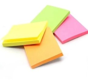 Kit 4 Blocos Adesivos De Anotação Post-it