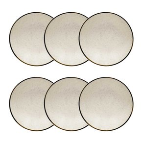 Kit 6 Pratos Fundos 20,5cm Brisa Oxford