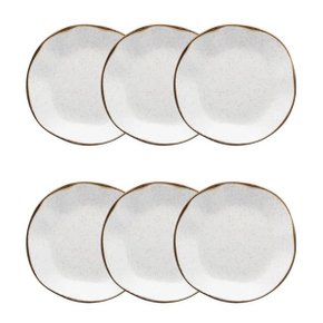 Kit 6 Pratos Fundos 22,5cm Maresia Oxford