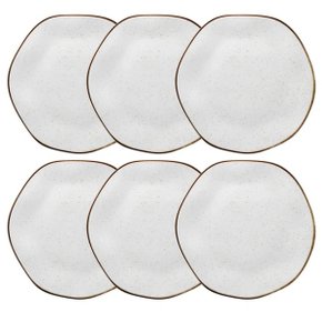 Kit 6 Pratos Rasos 27,5cm Maresia Oxford