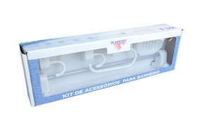 Kit Acessórios Para Banheiro 5 Peças Branco