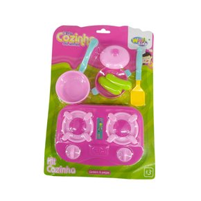 Kit Mini Cozinha Com Fogão 6 Peças