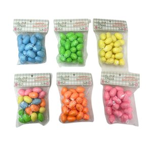 Kit Mini Ovos De Páscoa Decorativos 25 Unidades Cores Sortidas