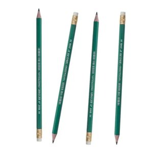 Lápis Grafite HB Resina Verde Sextavado Com Borracha Avulso Leo&Leo