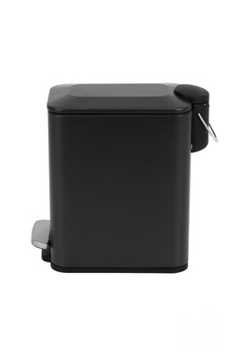 Lixeira Retangular Com Pedal 5L Ferro E Plástico PP Clink