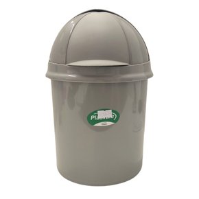 Lixeira Retrátil 4,1L Cor Cinza Granizo Plasvale