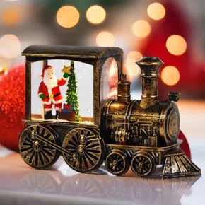Luminária Trem De Natal Com Led 13,5 CM