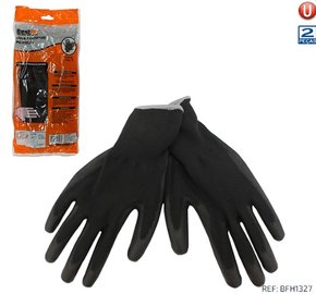 Luva Multitato PU Preta 