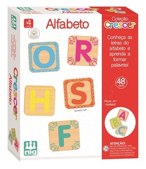 Jogo Educativo Pedagógico Descobrindo O Alfabeto 48 Letras
