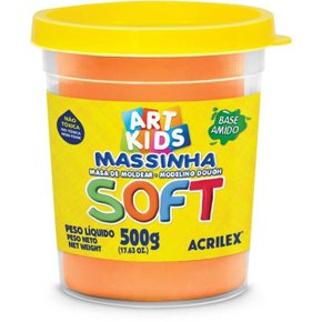 Massa De Modelar Laranja Soft 500g