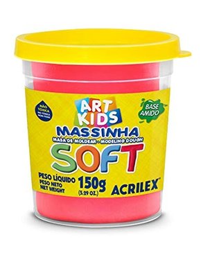 Massa De Modelar Vermelho Soft 150g