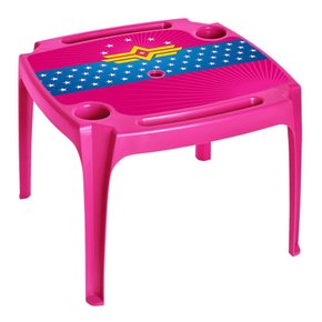 Mesa Infantil Rosa Estampada Arqplast