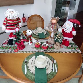 Mesa Posta De Natal Papai Noel