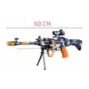 Metralhadora Infantil Com Som E Infravermelho Camuflada