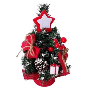 Mini Árvore De Natal Decorada 30cm - Bom Preço Magazine