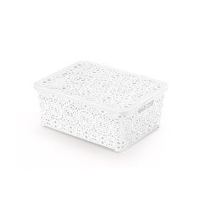 Mini Caixa Mandala 3,5L Branca