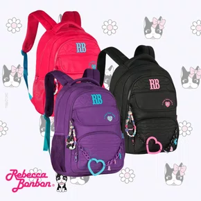 Mochila De Costas Rebecca Bonbon Com Chaveiro