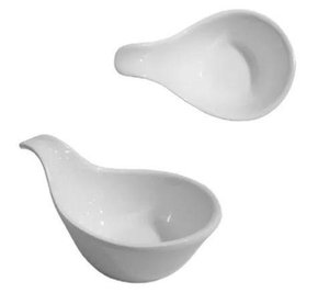 Molheira 100ml Melamina 12x6cm Branca