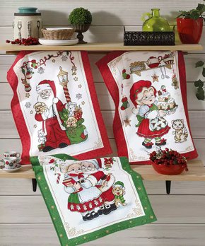 Pano De Prato 45x65cm Natal Dohler