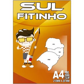 Papel Sul Fit Branco A4 100 Unidades