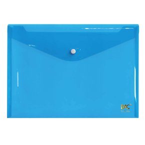 Pasta Envelope Malote A4 Com Botão 33,2cmx23,7cm Azul
