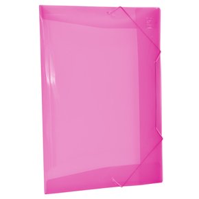 Pasta Ofício Aba Com Elástico 33,2x23,2cm Rosa