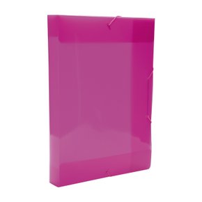 Pasta Ofício Aba Com Elástico Lombo 4cm 33,5x4x23,5cm Line Rosa Pink