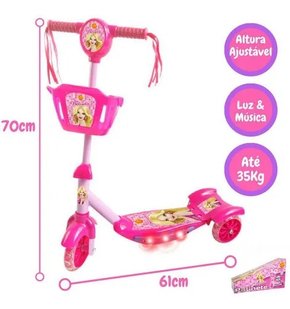 Triciclo Infantil Com Empurrador Velocita Classic Rosa - Bom Preço