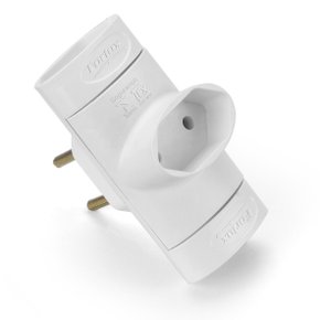 Pino Multiplicador Benjamim Bipolar Branco 10A