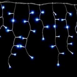 Pisca-Pisca Cascata 200 Led Branco Frio 8 Funções 220V