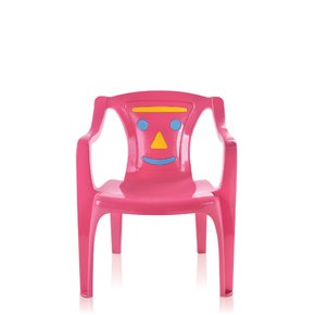 Cadeira Poltrona Infantil Rosa Estampada