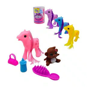 Pônei Pequeno Com Acessórios