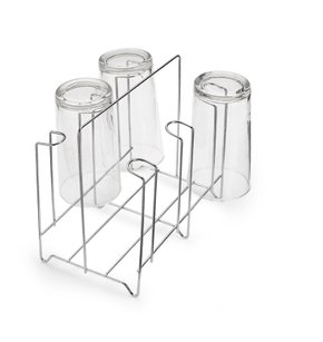 Porta Copos Para Mesa 6 Unidades Cromado