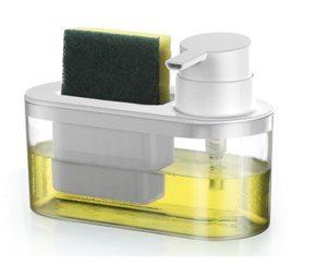  Porta Detergente E Bucha Dispenser Off White