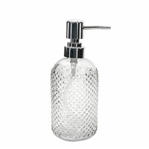 Porta Sabonete Líquido Ball 430ml Vidro Transparente MEK