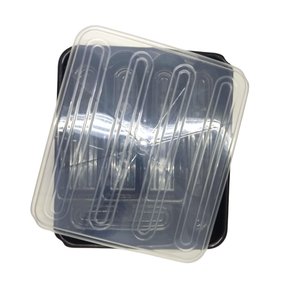 Porta Talheres Com Tampa Cor Preto Plasvale