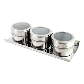 Porta Tempero 4 Peças Metal