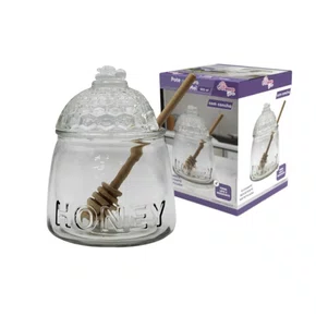 Pote De Vidro Para Mel Com Pegador 500 ML