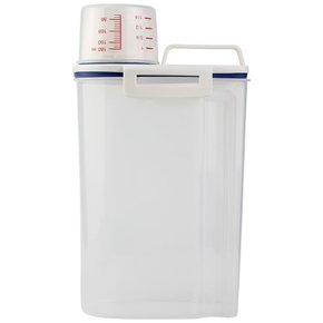 Pote Hermético Com Medidor Plástico 2L Clink