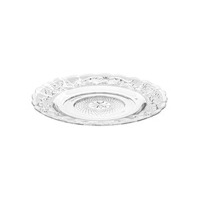 Prato De Sobremesa Star De Vidro 17cm Plasvale
