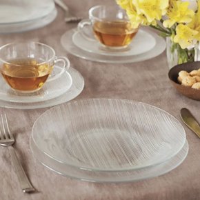 Prato Fundo Diamante 22,4CM Temperado Nadir