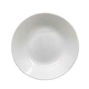 Prato Fundo 21,5cm Vidro Temperado Round Branco