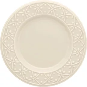 Pratos de Sobremesa Mendi Marfim Oxford 20 cm