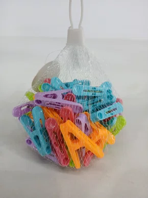 Prendedor De Plástico 50 Peças 5 x 1 CM