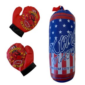 Saco De Boxe Com Luvas Infantil WellKids