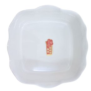 Saladeira Alta De Melamina M 25x25x9cm 2800ml Cor Off White Bellagio