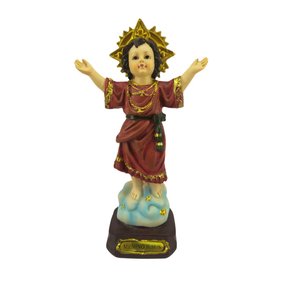 Santo Em Resina Menino Jesus 16cm
