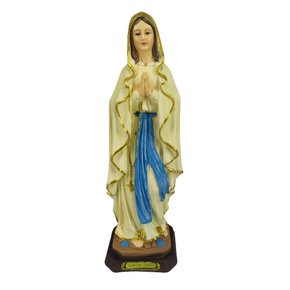 Santo Em Resina Nossa Senhora De Lourdes 31cm