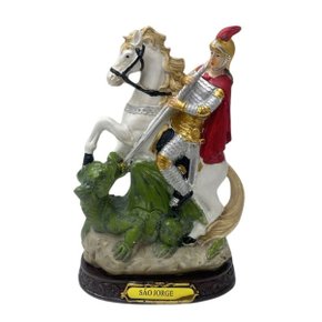 Santo Em Resina São Jorge 20cm