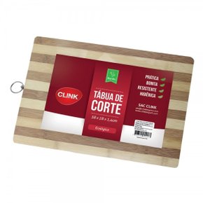 Tábua De Corte Madeira Bambu 28x38x1,4cm